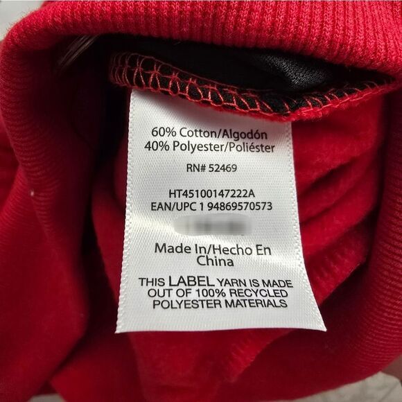 Holiday Time Men's Christmas Santa VIP Light Up Crewneck Fleece Sweatshirt - Picture 6 of 11